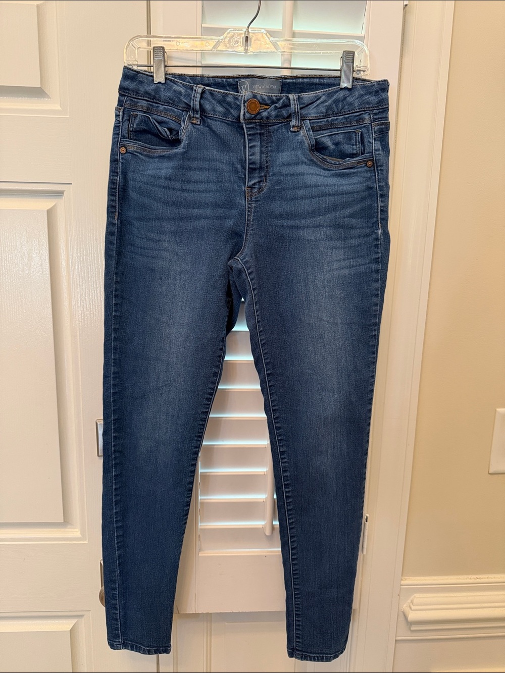 Wit & Wisdom Dark Blue Stretch Skinny Jeans